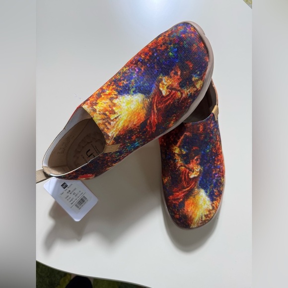 UIN Shoes - UIN Women’s Slip On Sneaker Casual Loafers Art Painted Walking Shoes